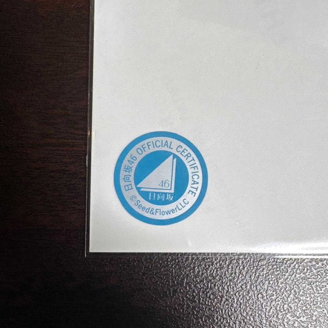 清水理央 日向坂46 Happy majical サンタ 生写真 直筆サイン