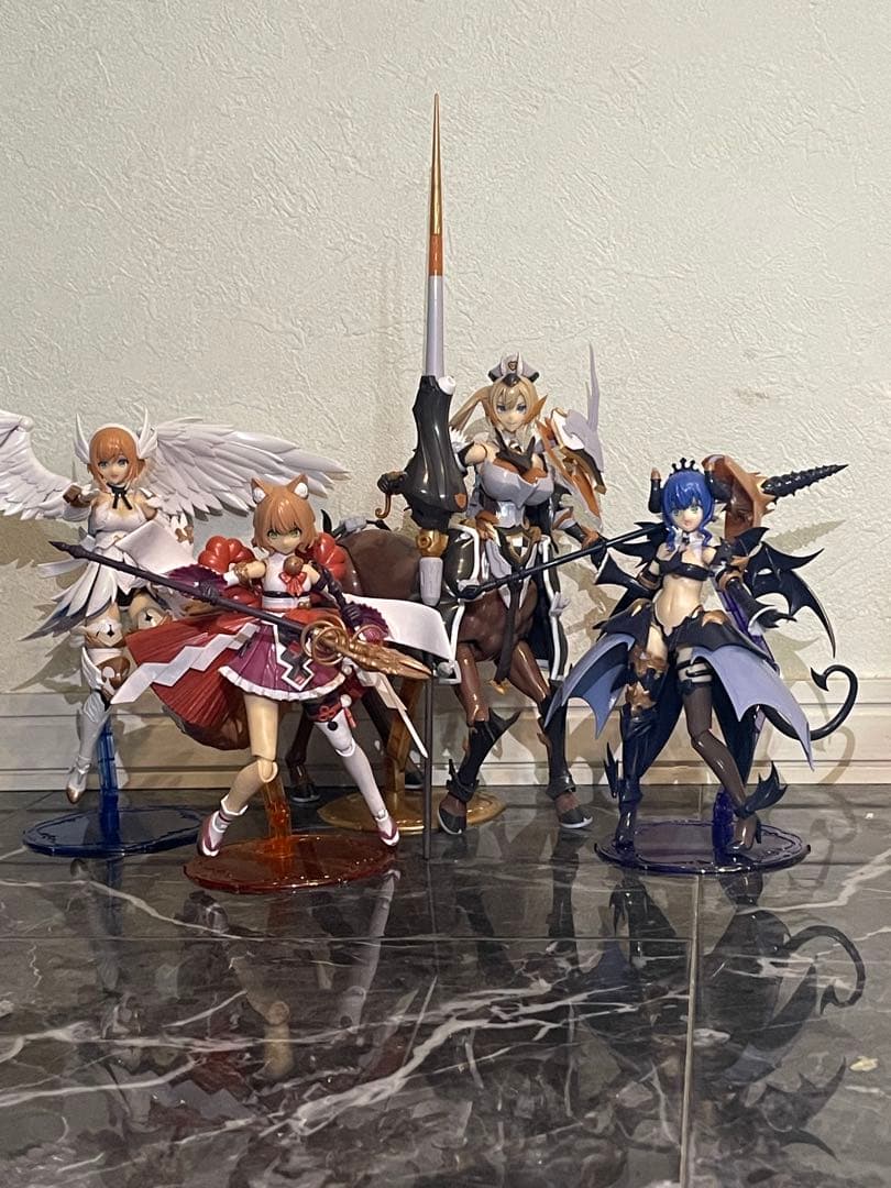 コトブキヤ アルカナディア4体セット特典付き 組み立て済み