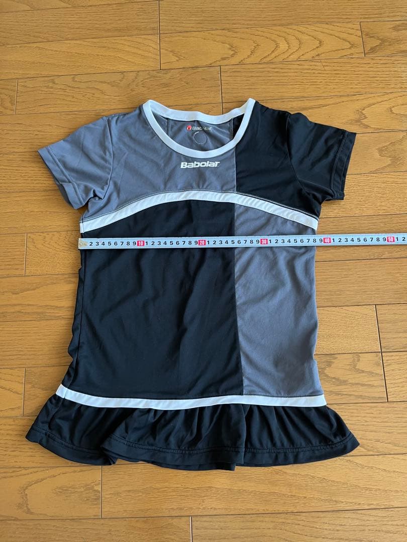 【新品/未使用】バボラ　テニスウェア上下 Mサイズ 黒/グレー