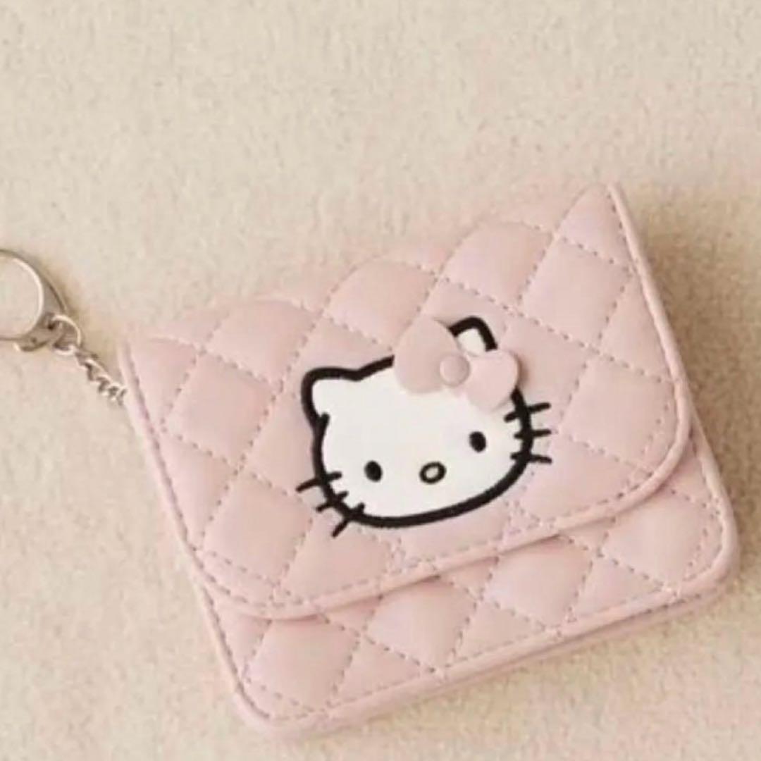 ローリーズファーム　キルティングキティ　セット　ピンク　カードケース　バッグ