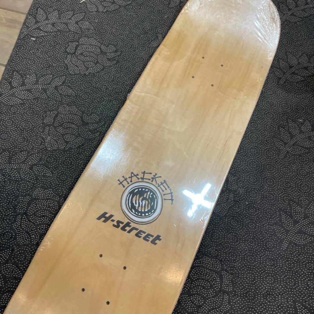 H-STREET スケートボードデッキ パープル8.75インチ