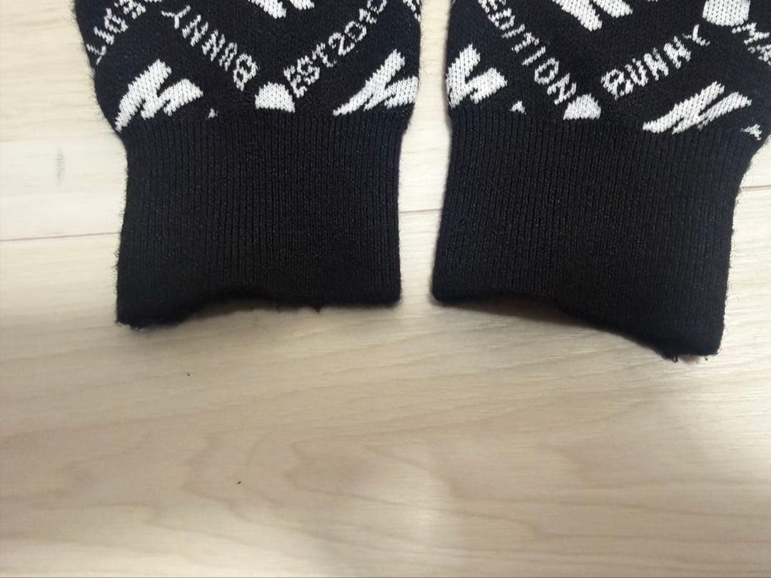 マスターバニーエディション　クルーネックニット Mロゴモノグラム柄　サイズ6