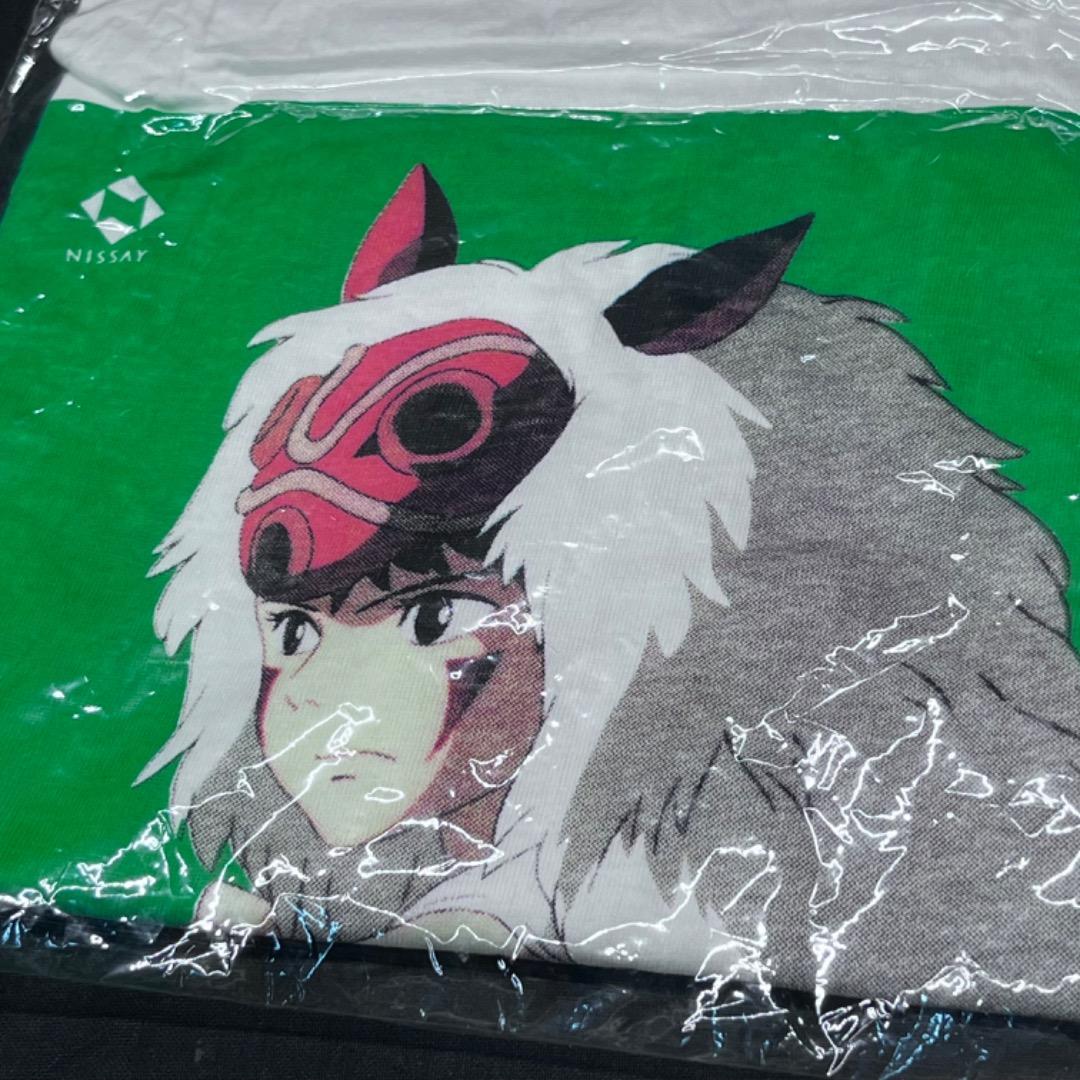 ▽Kb左1026 未使用 非売品 もののけ姫 Tシャツ Lサイズ