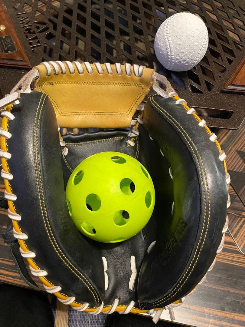 Nike ナイキ　キャッチャーミット　少年野球　軟式　阪神　ウェブ損傷格安