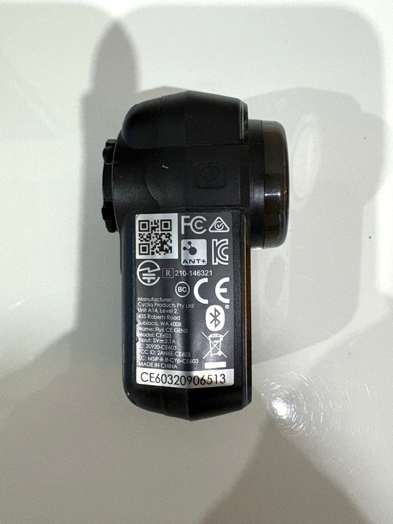 CYCLIQ サイクリック ロードバイク ドライブレコーダー ライト