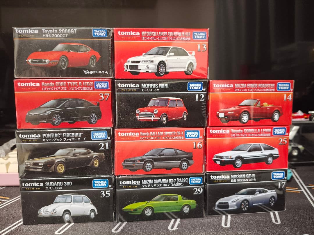トミカプレミアムまとめ売り 11台