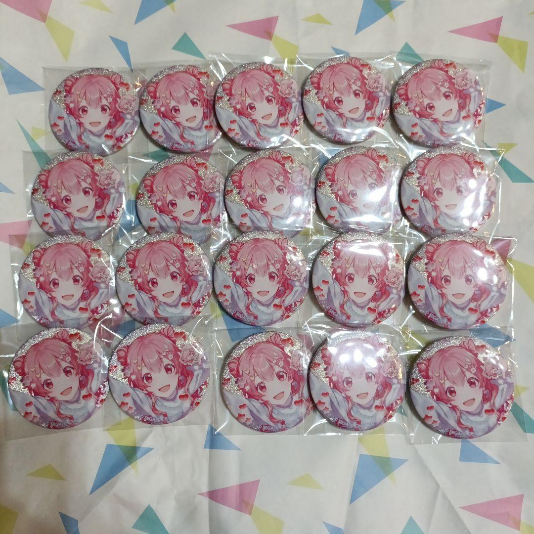 プロセカ 桃井愛莉 グリッタ ー缶バッジ 46B 20個