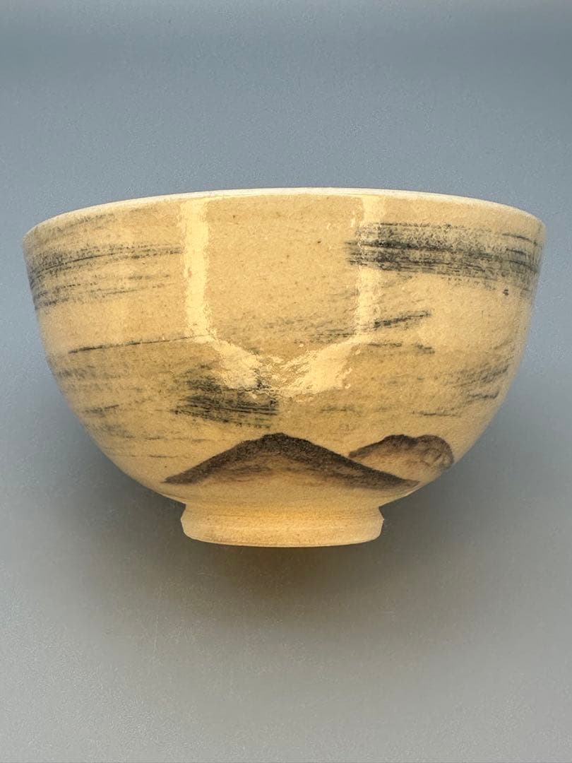 茶道具　茶碗　永楽善五郎　富士絵