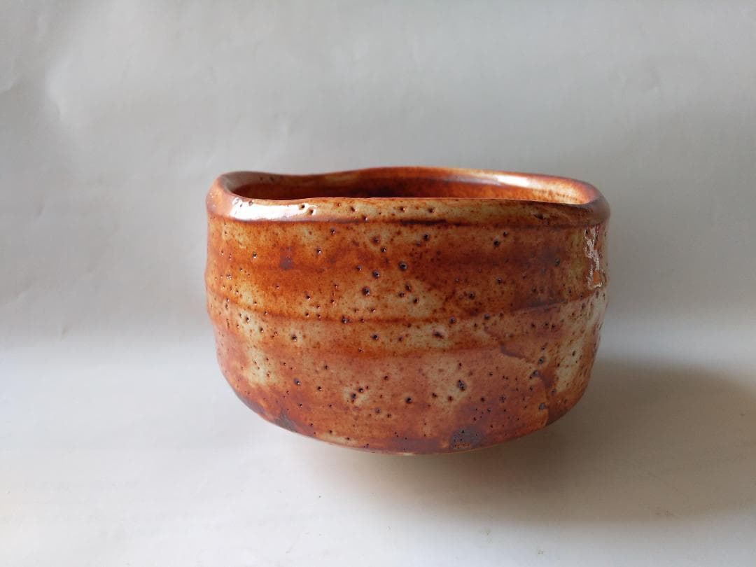 加藤秀山 紅志野 志野焼 志野茶碗 共箱 茶道具 茶器 茶碗 新品 未使用 美品