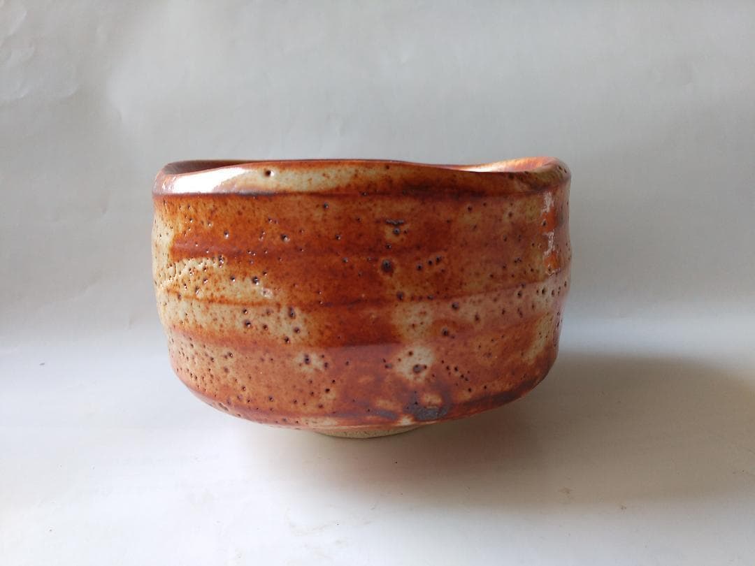 加藤秀山 紅志野 志野焼 志野茶碗 共箱 茶道具 茶器 茶碗 新品 未使用 美品