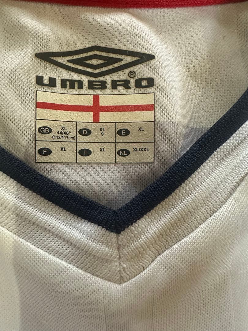 【正規品】イングランド代表 2002 日韓W杯モデル