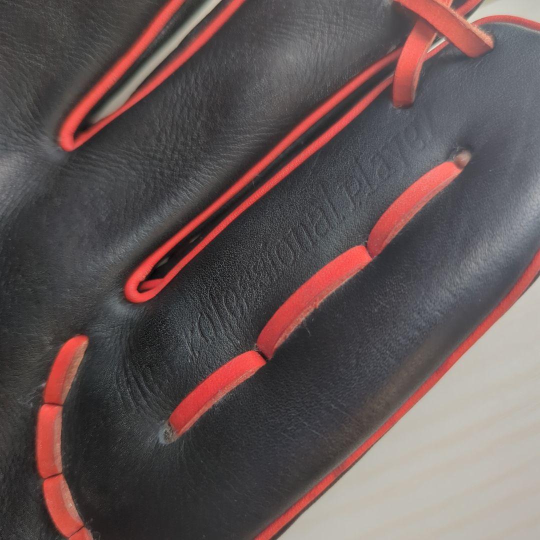 久保田Slage 軟式グローブ 黒/オレンジ