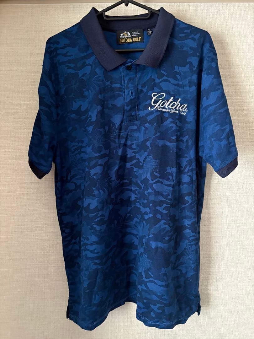 GOTCHA GOLF 迷彩柄シャツ XL