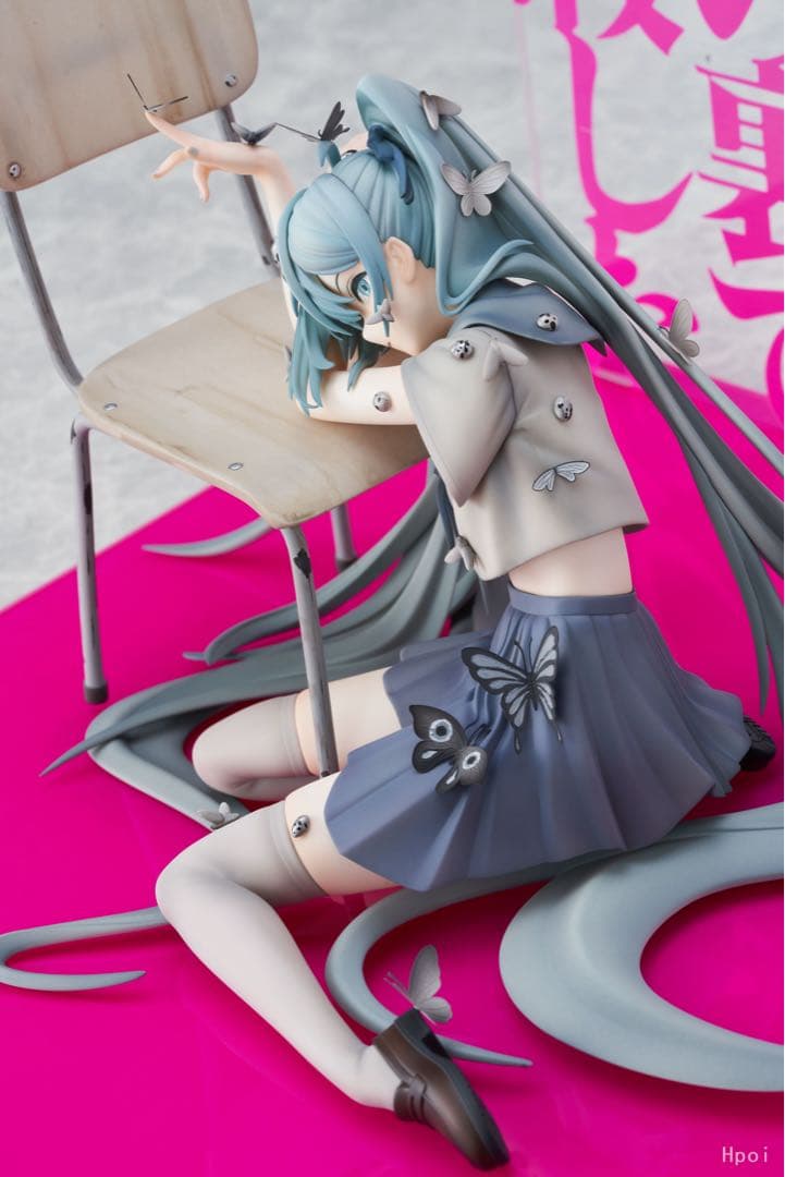 わ*こ様 ガレージキット 塗装済 完成品 初音ミク 蝶の少女　ホビラン29