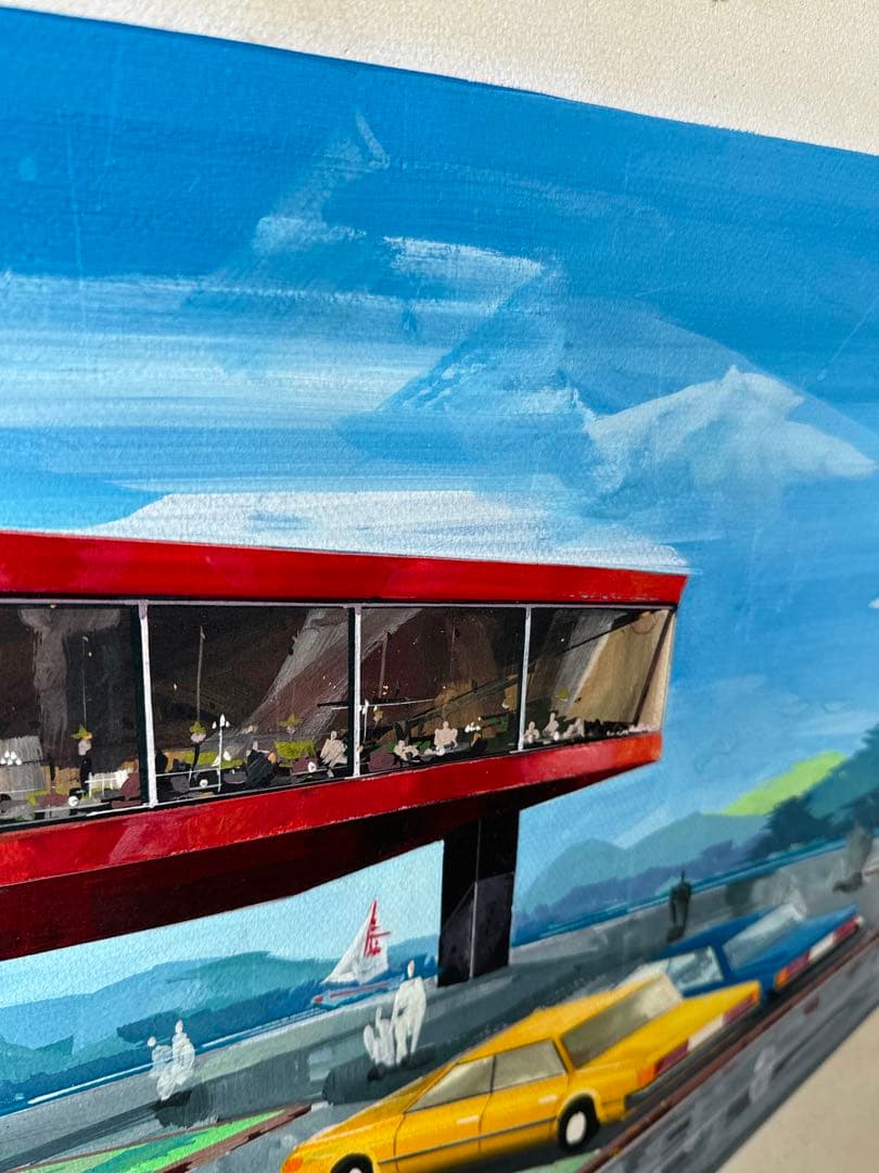 Conceptual Architecture 近代建築の水彩画