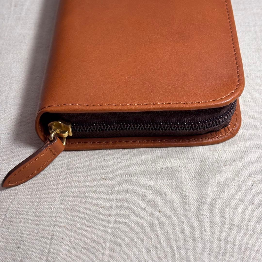 【美品】パイロット×ソメス3本差ペンケースPILOT×SOMES ブラウン 牛革