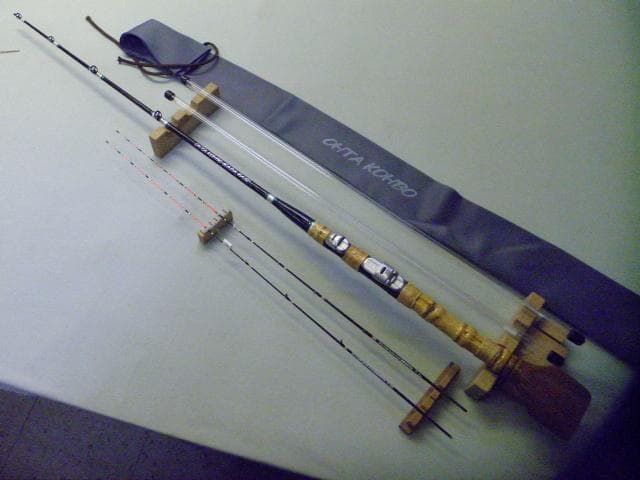★(1110)手作り・カセ・筏竿(151cm)【新製品】【￥27,000を】