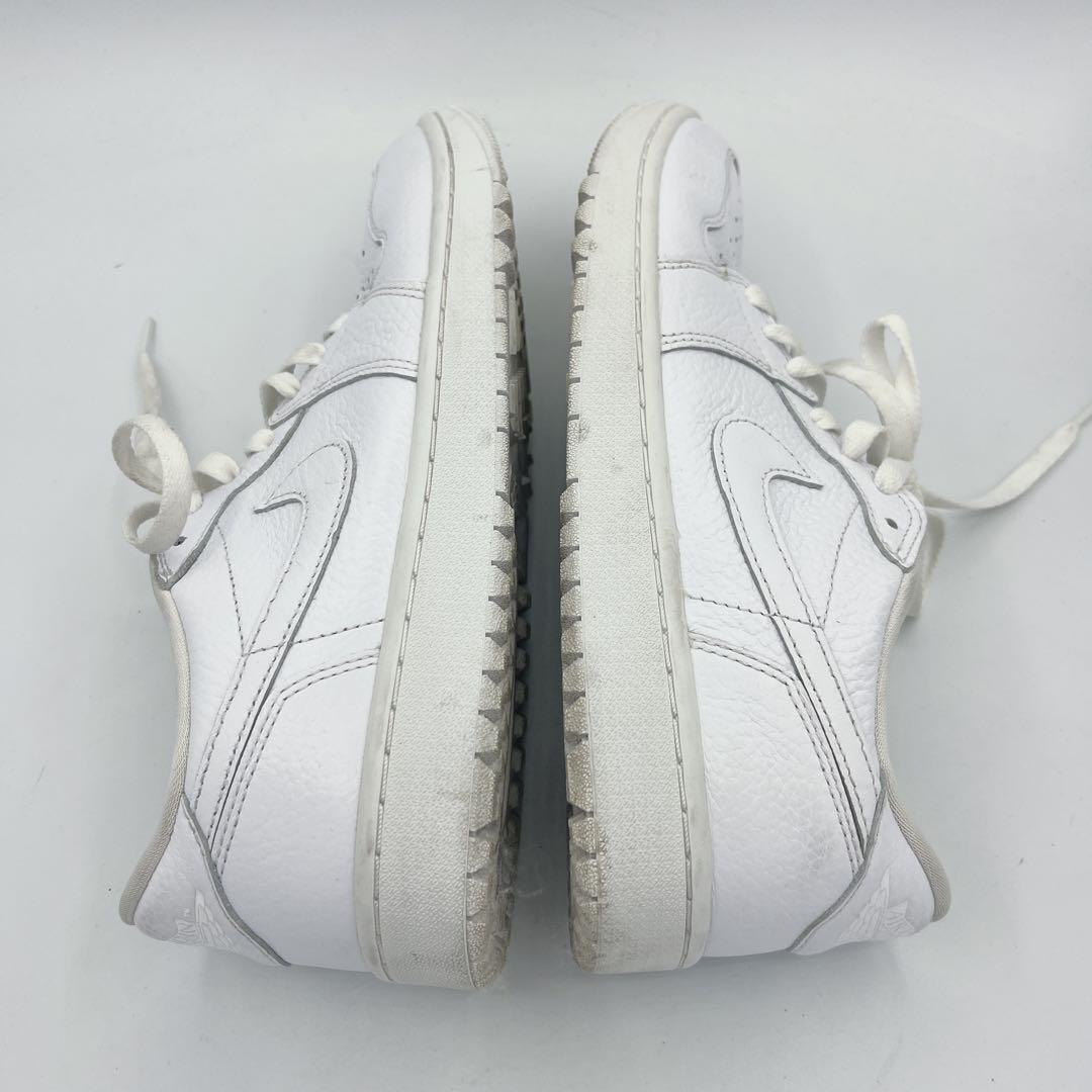 NIKE ナイキ エアジョーダン1ローゴルフ ホワイト27.5cm