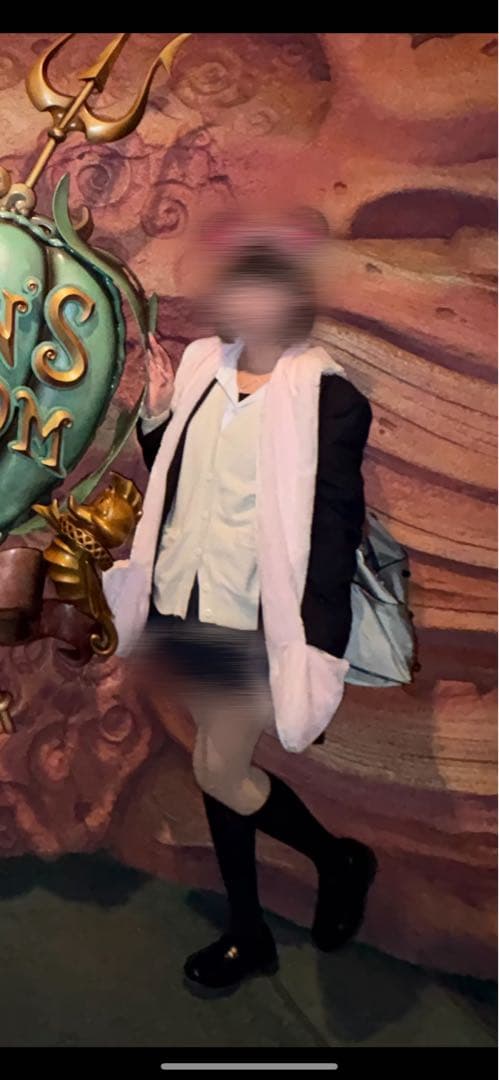 ミニー　ファンキャップ　マフラーキャップ　ピンク　ディズニー