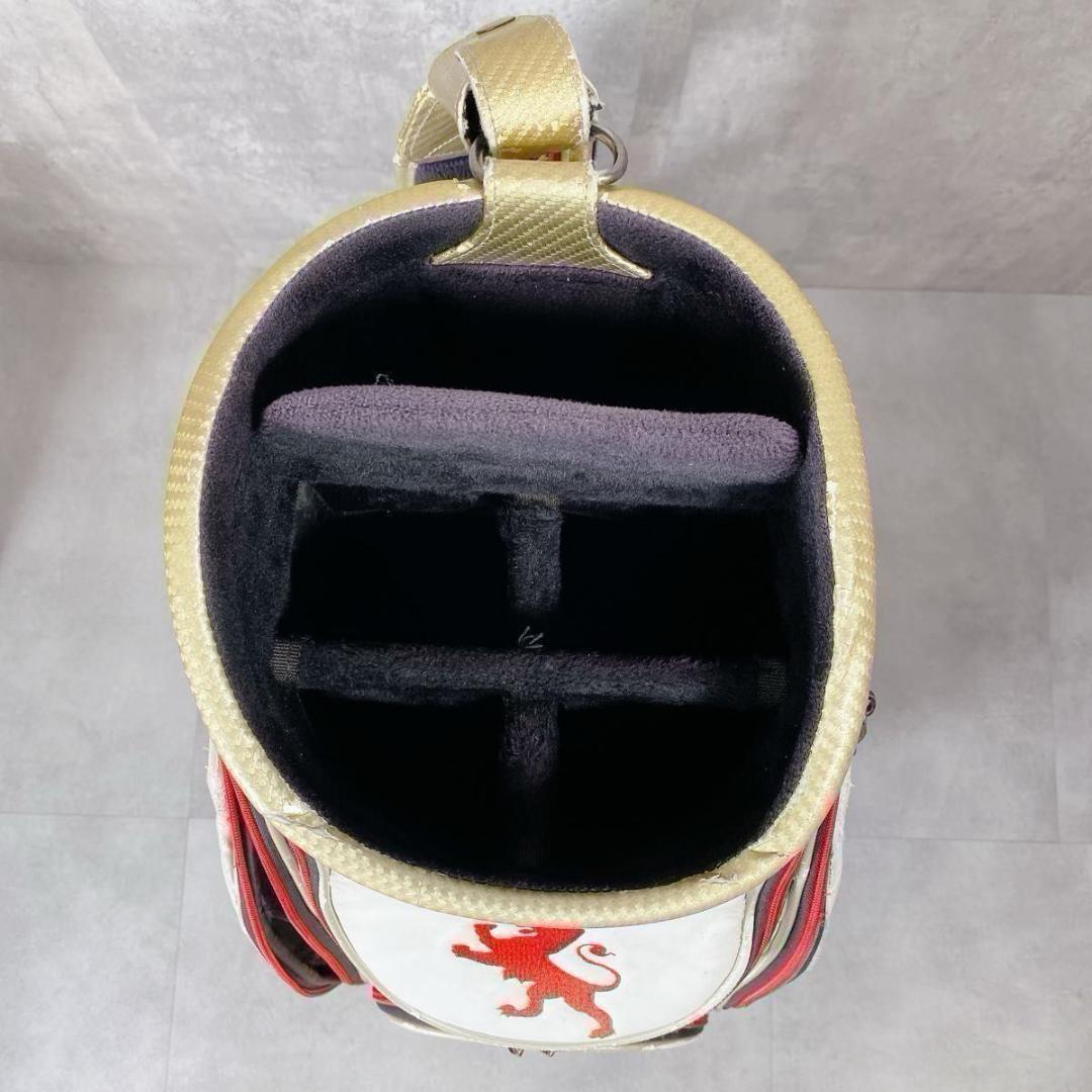 W898 Piretti ピレッティ キャディバッグ ホワイト ゴールド