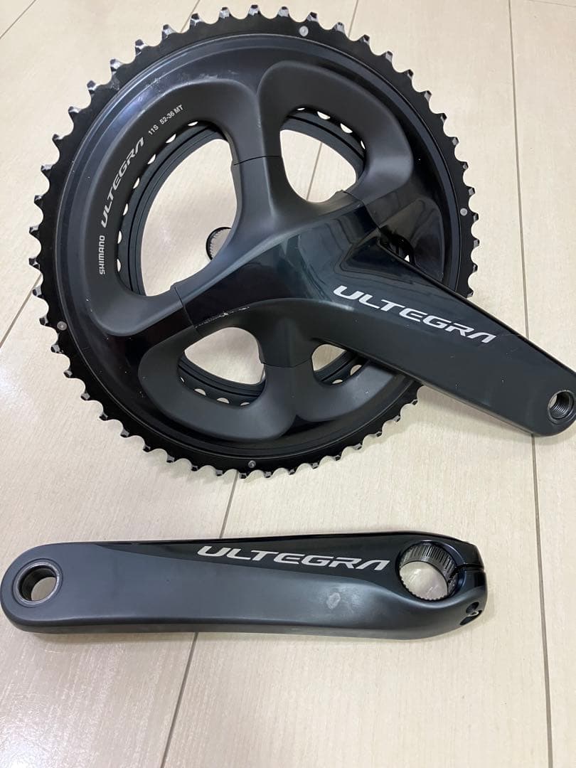 r8000 パワーメーター付き　アルテグラ　クランクセット 52-36T 11速