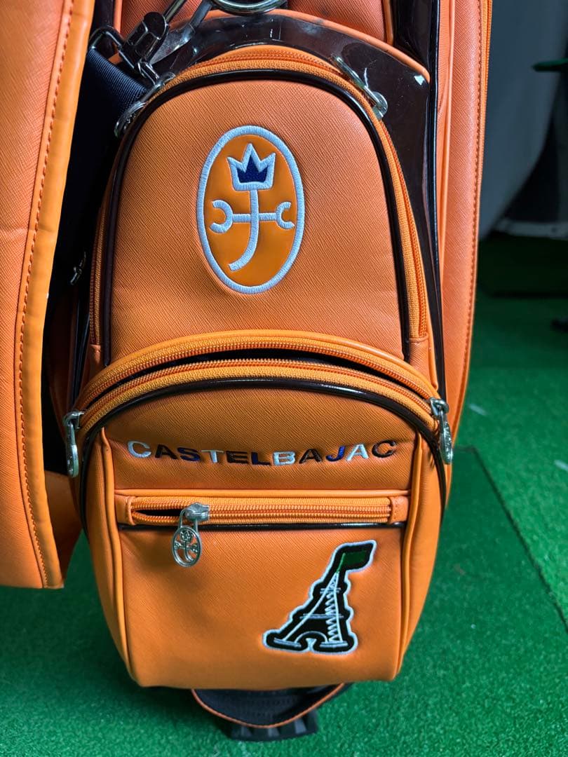 CASTELBAJAC オレンジ キャディバッグ