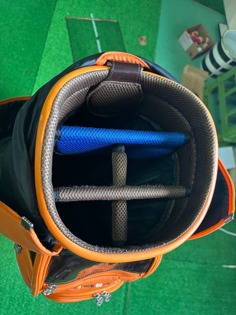 CASTELBAJAC オレンジ キャディバッグ