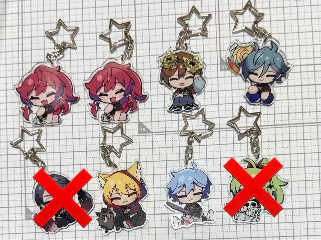 24SCARZ アクリルキーホルダー