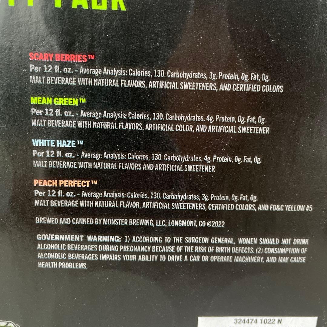 Monster Energy The BEAST アルコール6% 4種類12本