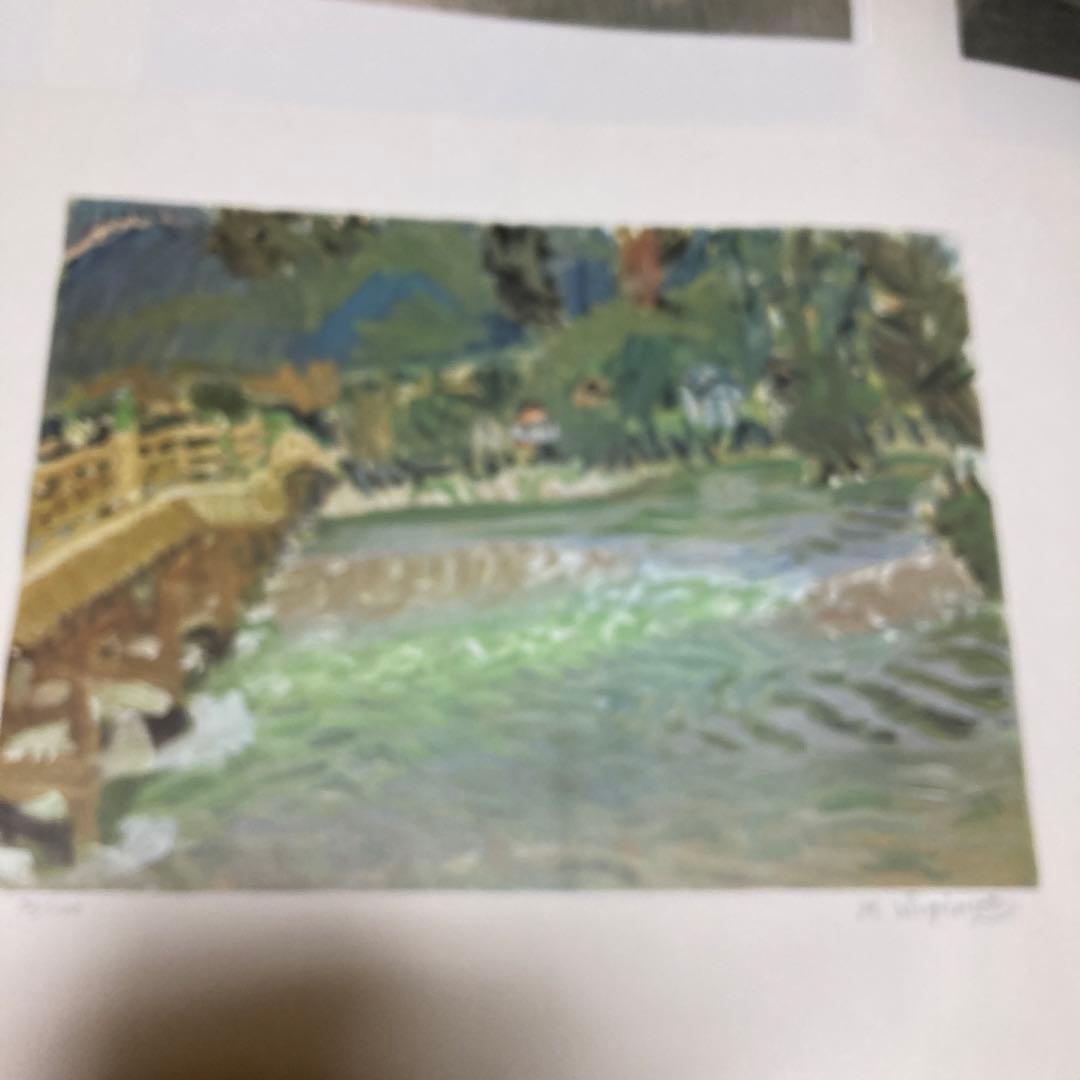 定価15万円　杉本健吉 近作オリジナル・直筆サイン入り 72/150