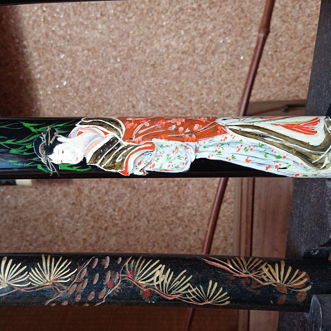 手彫り 手書き 刀のさや ８本セット