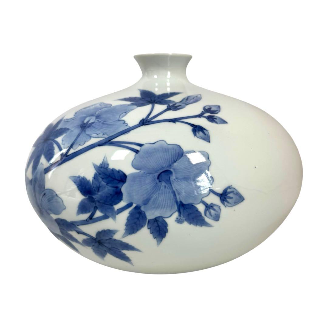 井上萬二　壺　有田焼　人間国宝