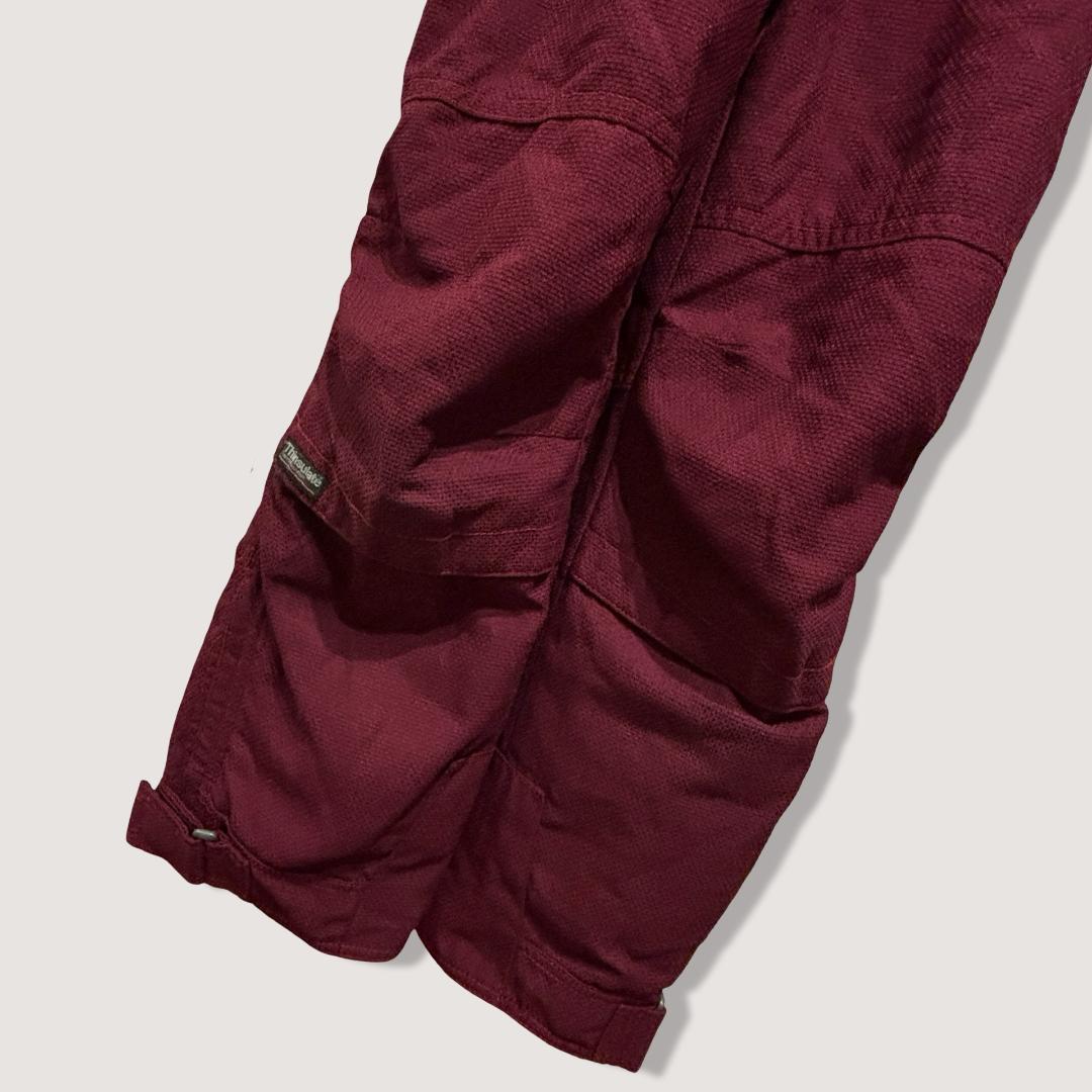 【最高峰】エレッセ スキーウェア サロペット M ボルドー シンサレート 90s