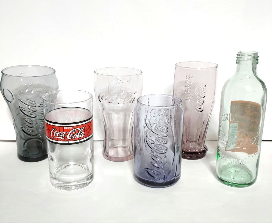 コカ・コーラ グラス&瓶 ７点 マクドナルドコラボ/非売品 昭和レトロ
