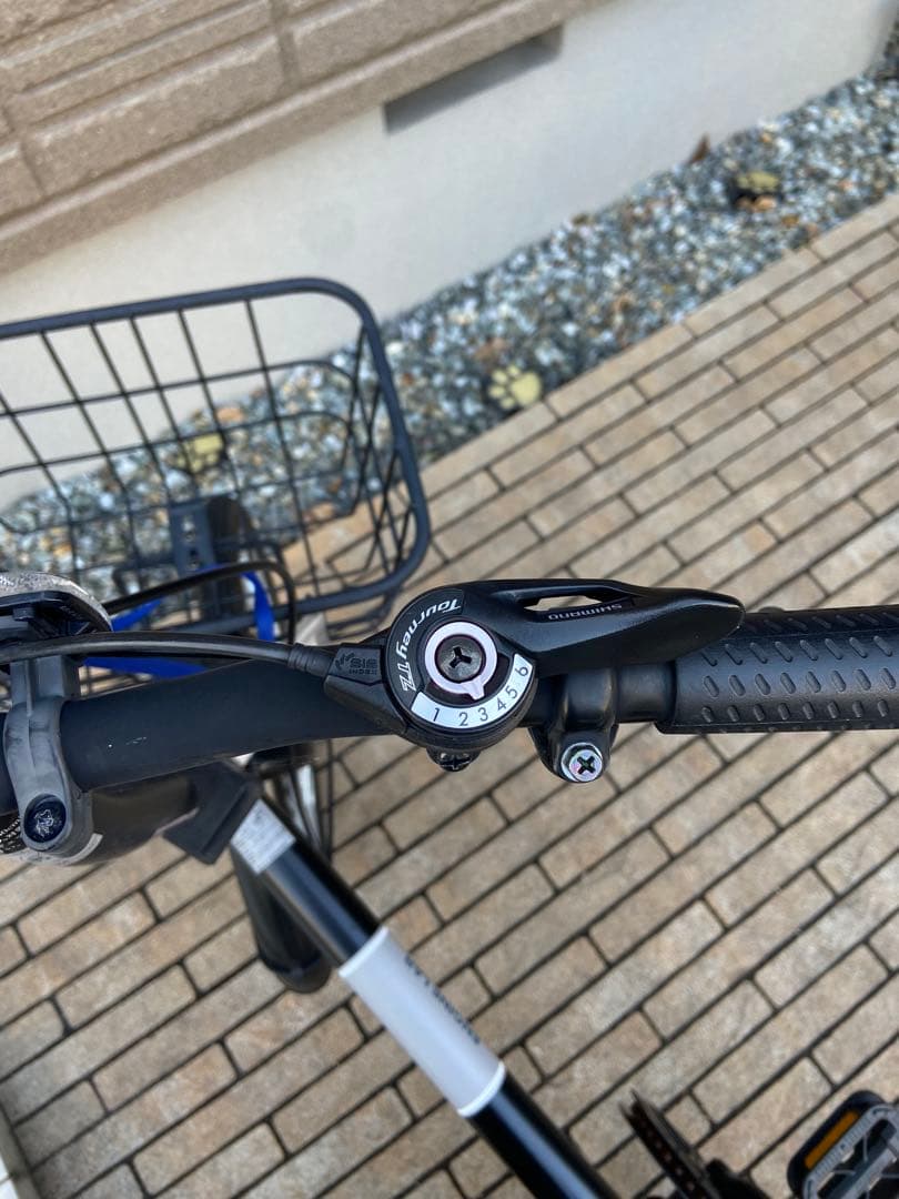 折りたたみ自転車 ブラック エンジンラボA 20インチ　6段変速　大阪