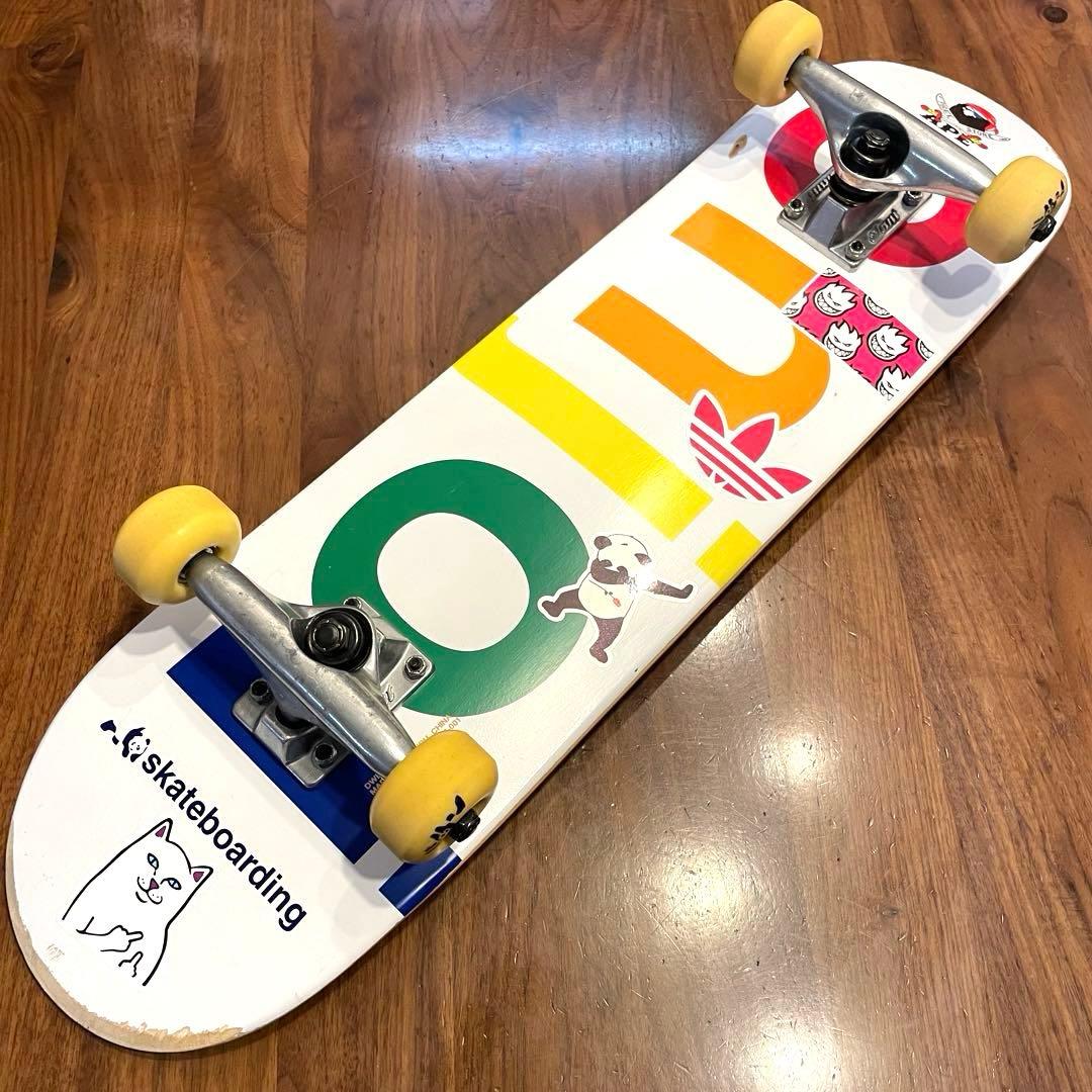 スケボー　スケートボード　コンプリート　子供用　エンジョイ　女性用　オマケ付き