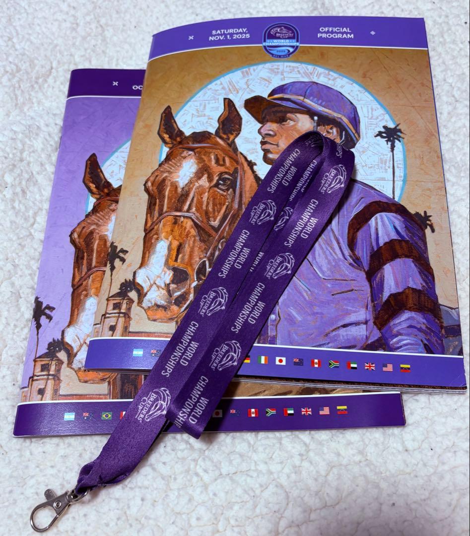 フォーエバーヤング 2025年ブリーダーズカップ 両日セット➕ネックストラップ