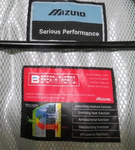 Mizuno スキーウェア フード付き グレー/グリーン　スロベニアモデル
