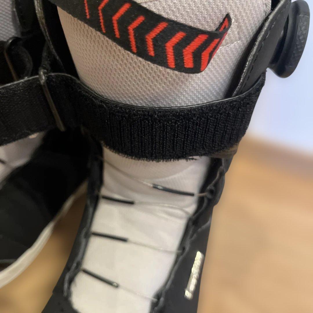 21cm子ども用 ブラック スノーボードブーツ