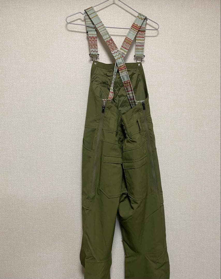 かたつむり、バートン(BURTON) オリーブグリーン オーバーオール