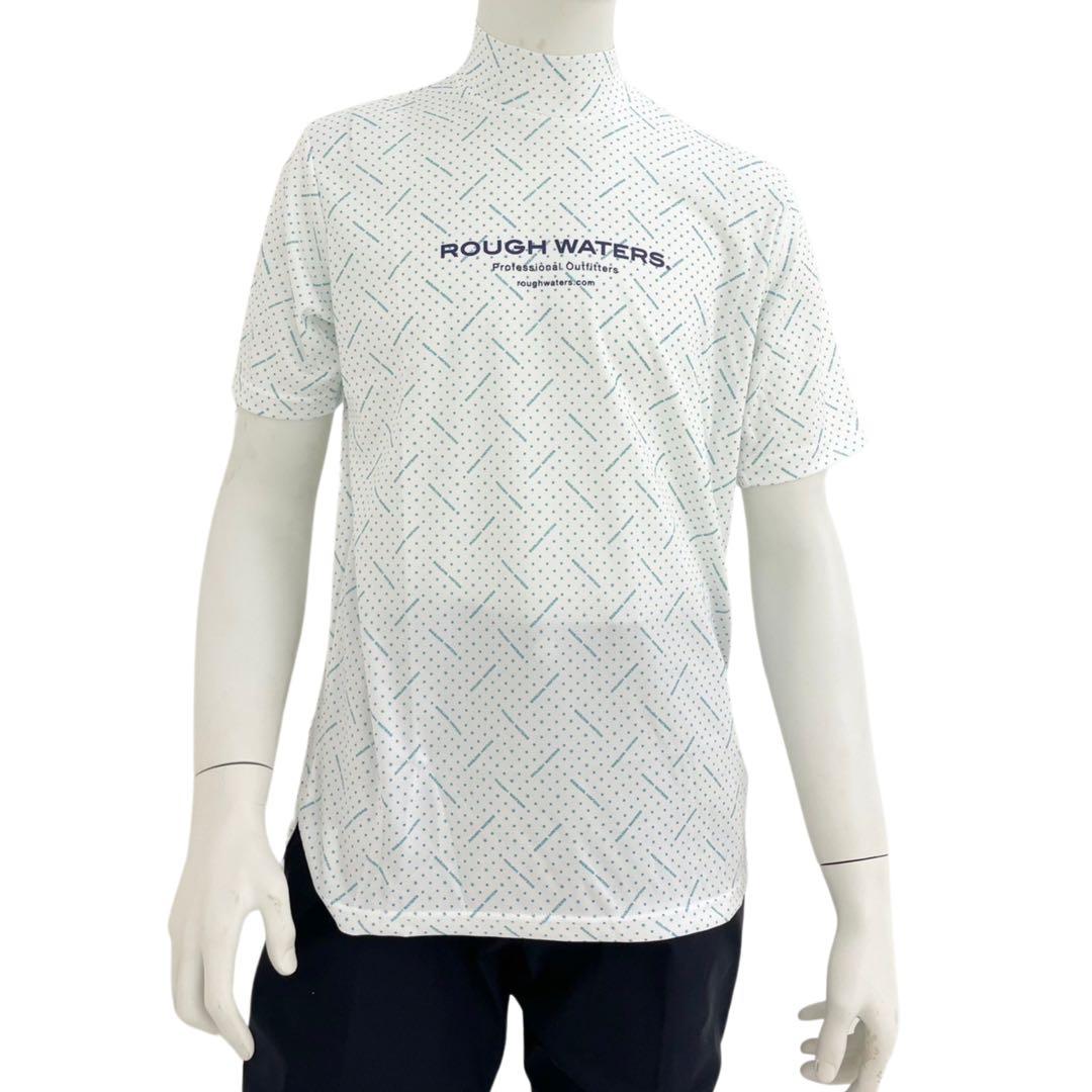 エリートグリップ　ROUGHWATERS 半袖モックネック　ホワイトサックス L