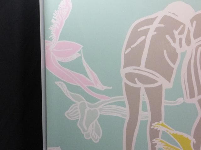 《お引取限定》ヤン・ヒ　直筆サイン『Wooosh～～』アクリル絵具 0718M