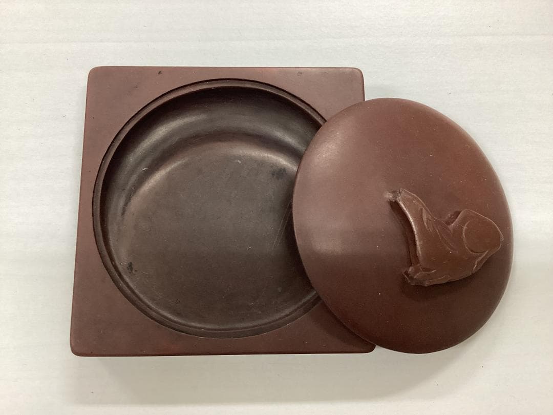 硯　すずり　赤間関？　紫雲石？　書道具　書道　S2