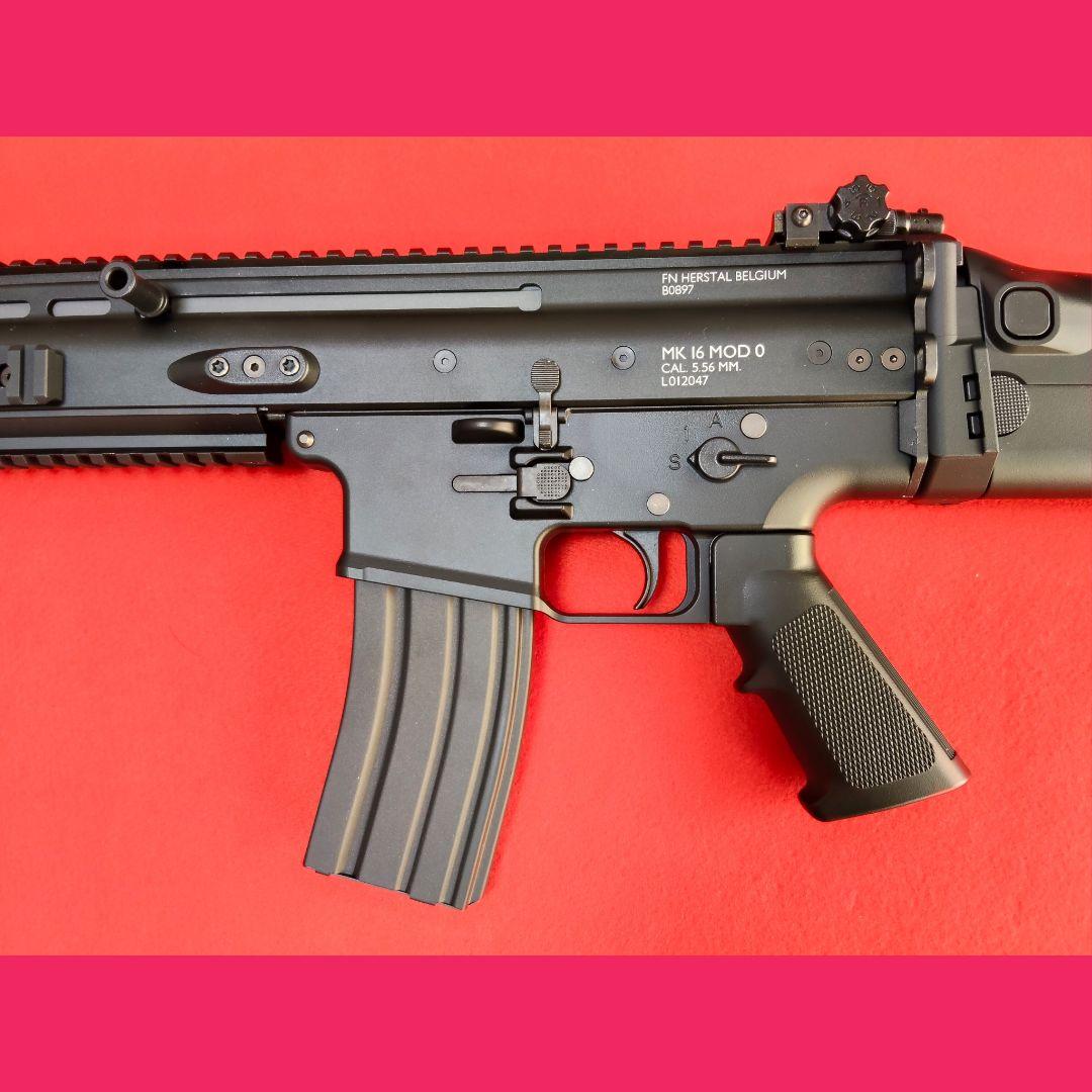 東京マルイ　次世代電動ガン SCAR-L ブラック　ブースター付