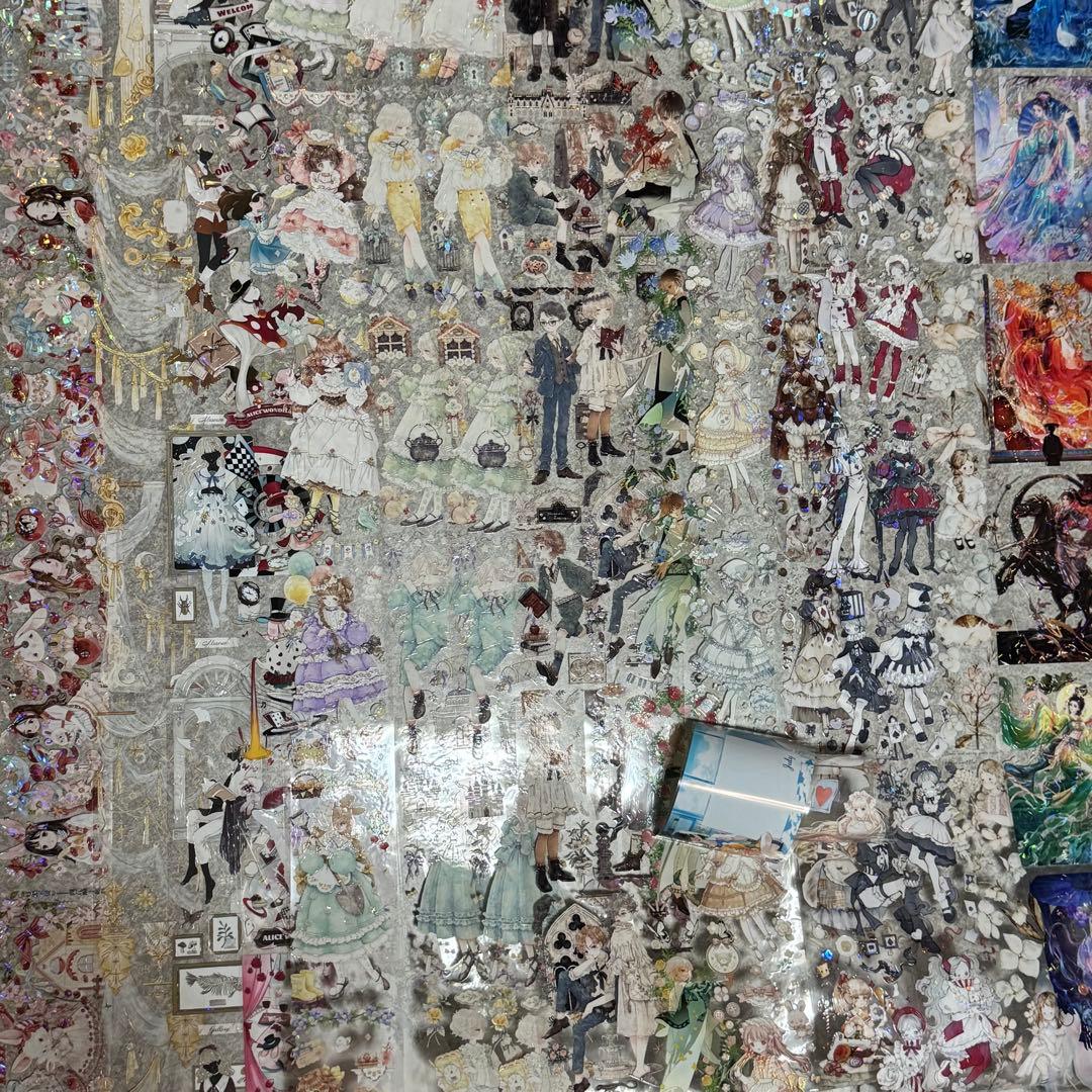 海外マステ 装飾 人物 背景 AI 色々 まとめ売りセット おまけ付き