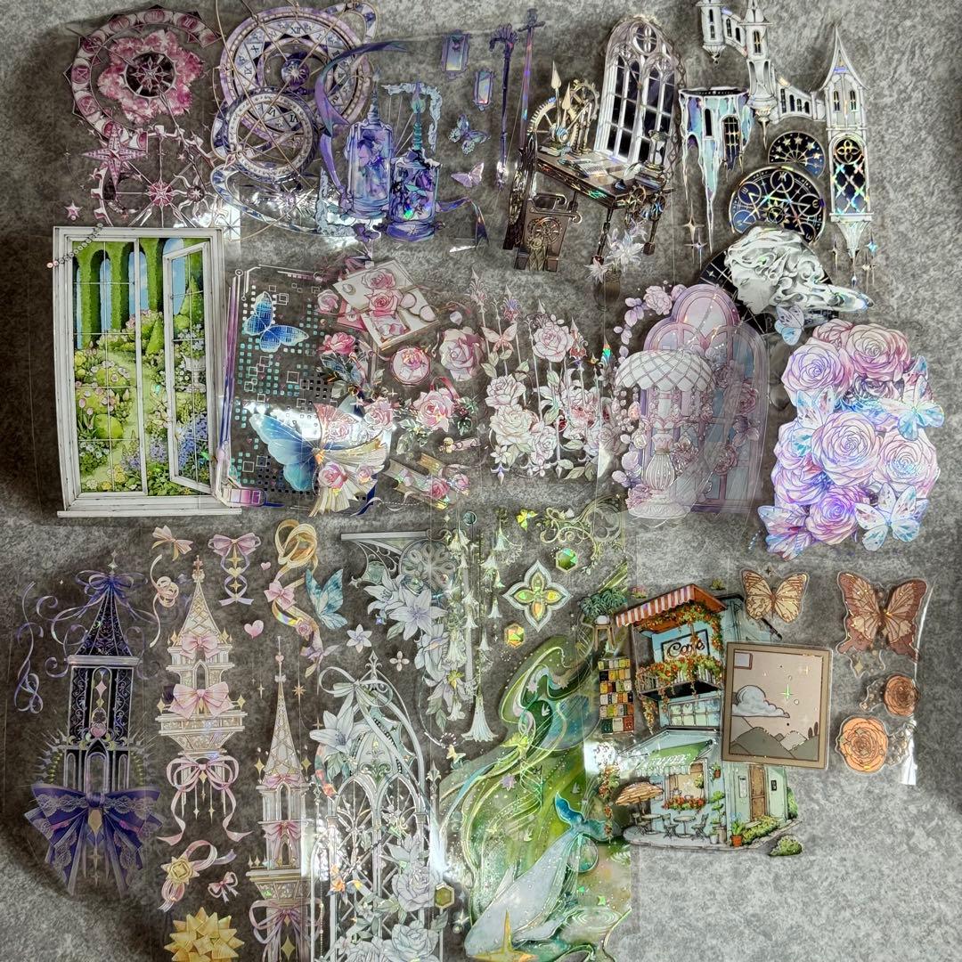 海外マステ 装飾 人物 背景 AI 色々 まとめ売りセット おまけ付き