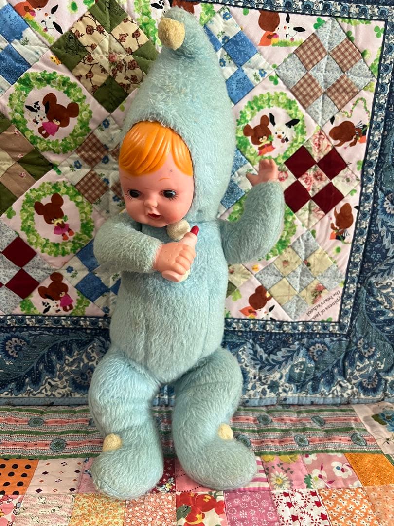 ヴィンテージラバーフェイスドール