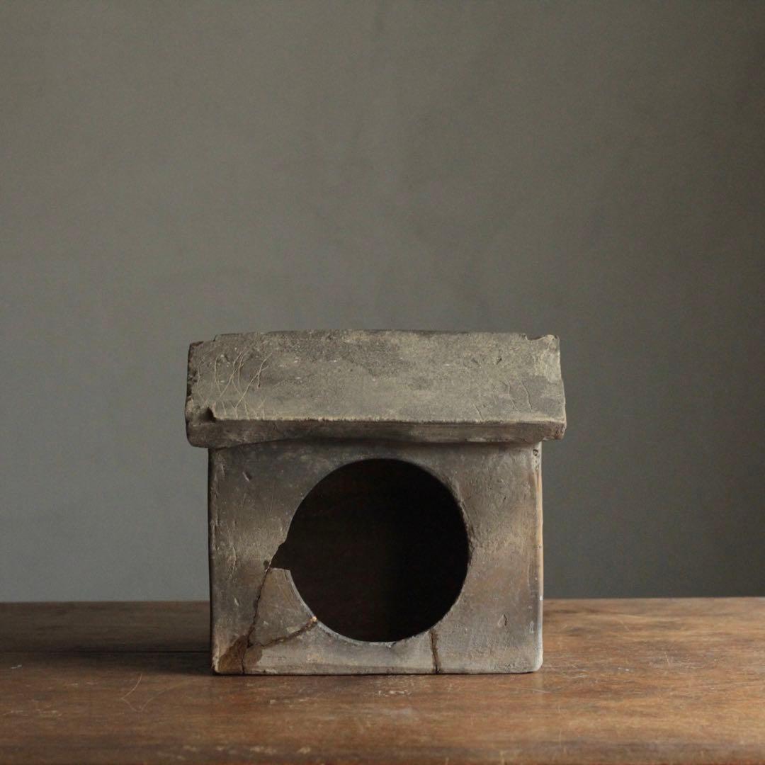 古い 瓦厨子 古美術 古道具 アンティーク 瓦質厨子 瓦質祠