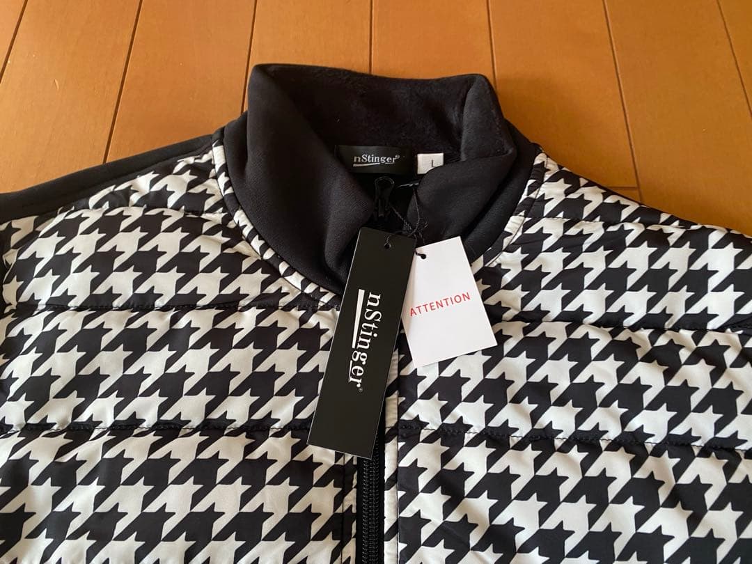 新品タグ付き⭐︎千鳥格子ダウンセットアップLサイズ