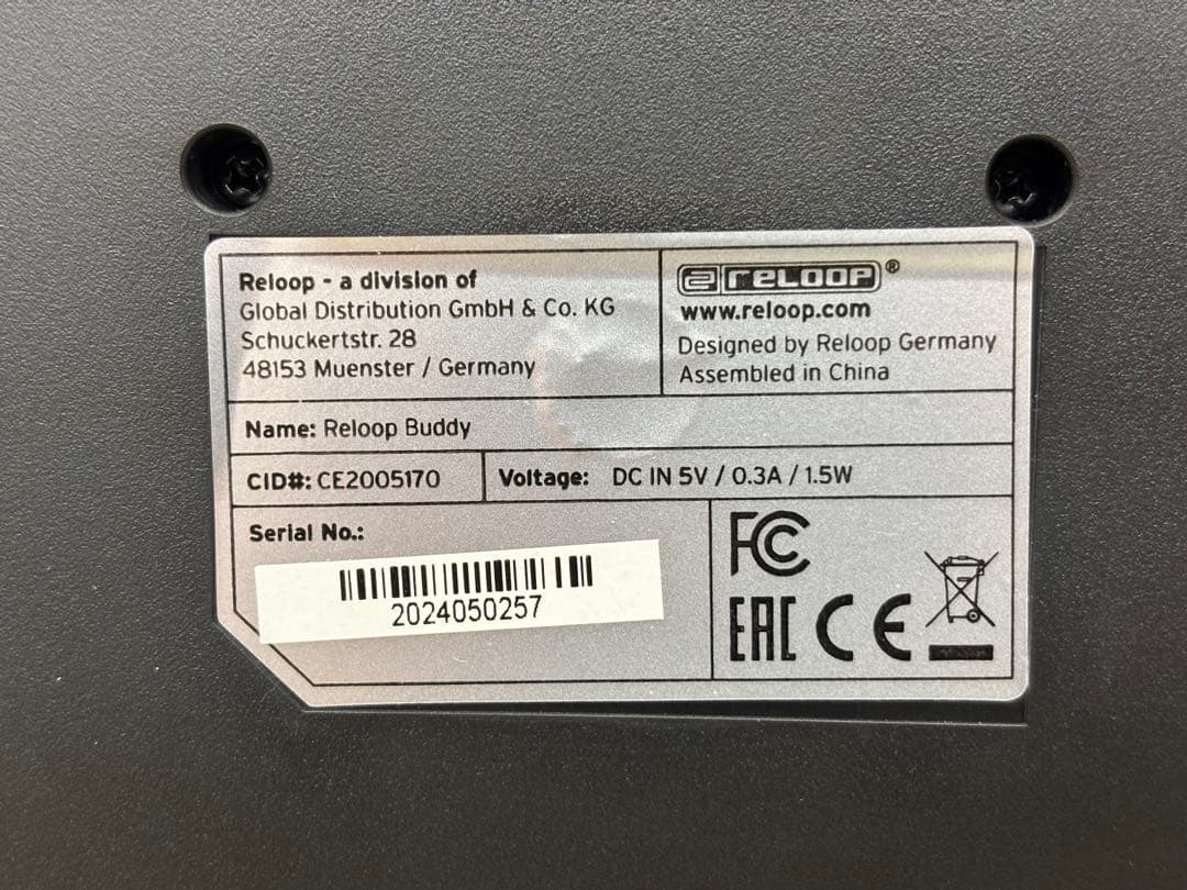 Reloop Buddy DJコントローラー Compact 2-Deck 18